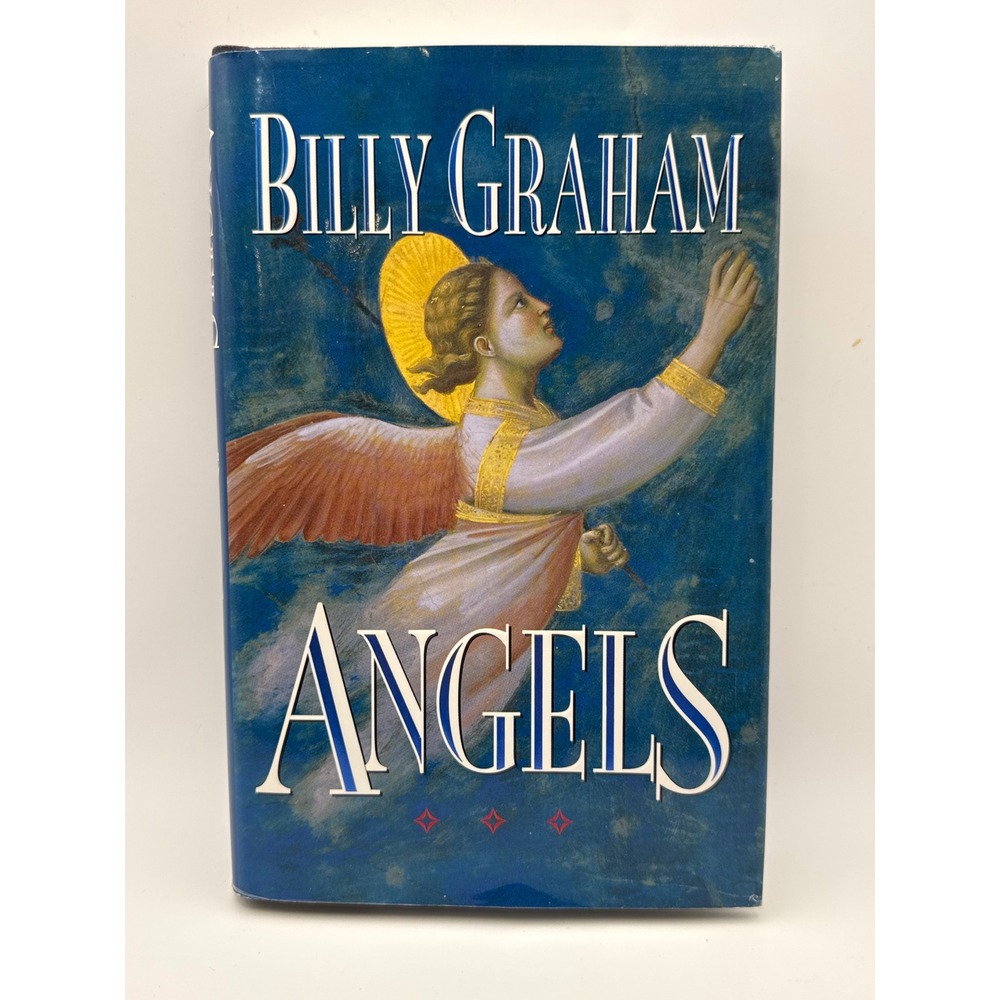 Billy Graham Angels Hardcover Book with Dust Jacket Word Books 1975 Christian